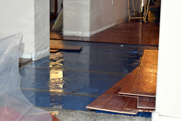 Professional Sewage Cleanup technician working in Lake Mills, WI